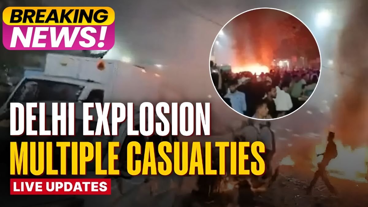 Delhi Red Fort blast, Red Fort explosion, Delhi blast LIVE, UAPA FIR, Explosive Act case, Delhi police investigation, Breaking news India, Terror probe Delhi, Red Fort security, Live news updates,