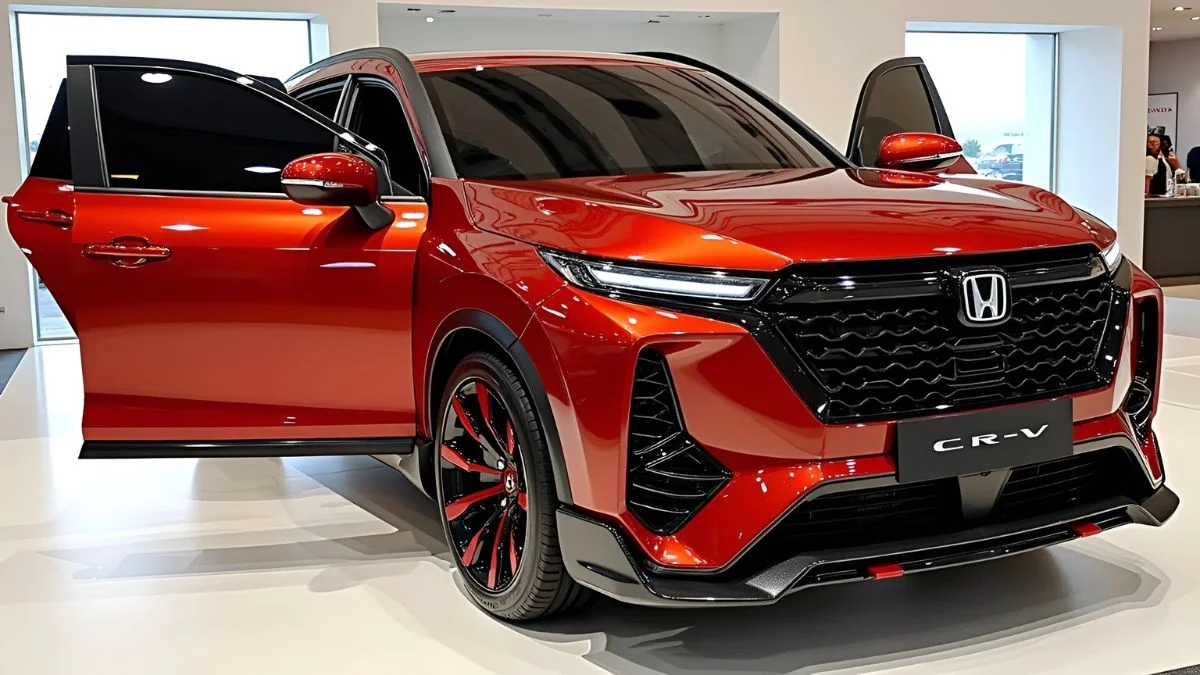 Honda CR-V 2025, Honda CR-V hybrid, premium hybrid SUV, best mileage SUV, advanced safety ADAS, Honda SUV India, fuel efficient SUV, 2025 Honda lineup, connected car features, stylish SUV design,
