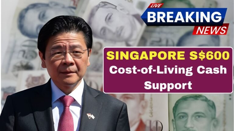 Singapore S$600 support, cost-of-living payment 2025, Singapore cash payout, COL support eligibility, Singapore financial assistance, S$600 December payout, Singapore benefits update, payment dates Singapore, government cash support SG, COL scheme Singapore,