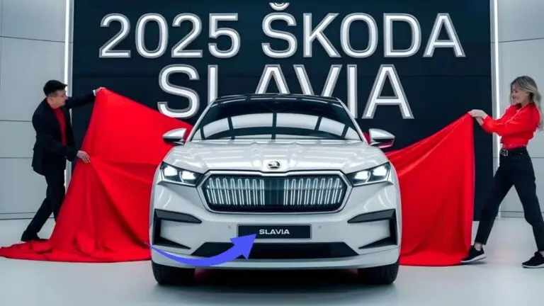 Skoda Slavia 2025, TSI turbo engine, luxurious interior, smart safety tech, Skoda sedan India, premium compact sedan, connected car features, ADAS safety features, interior upgrades 2025, new car launch,